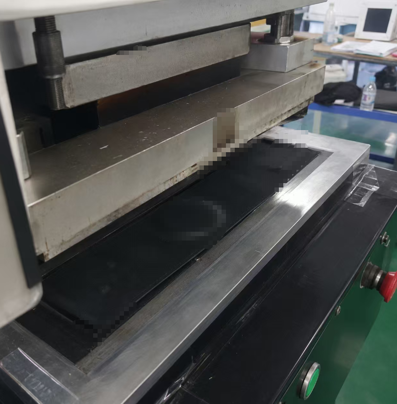 Heat forming process for custom drone case panels, used to create shaped protective structures during OEM production.