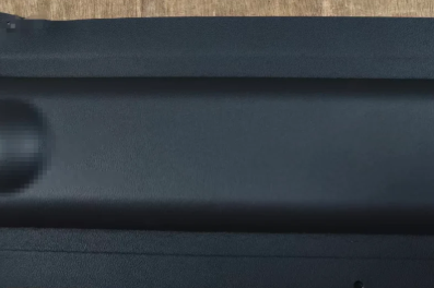 Close-up of a molded EVA shell structure used for Insta360-compatible hard shell case development, showing the formed surface and material construction for OEM sampling.