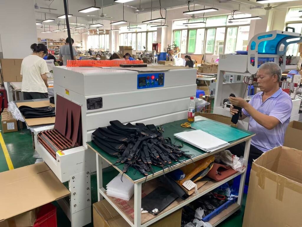 OEM factory production line assembling custom camera cases for vlog creator gear